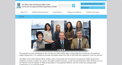 Desktop Screenshot of cmo.gov.ie